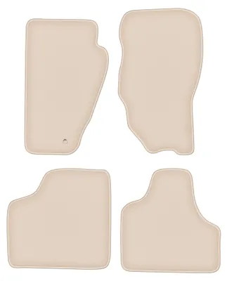 Produktbild von DURBAN Beige Velours-Fußmatten-Set für Dodge Nitro SUV (2006-2011)