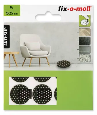 Produktbild von Filzpads rutschhemmend 25 mm fix-o-moll