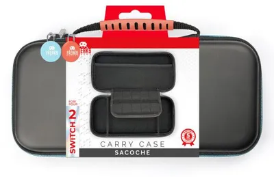 Image de Housse portable pour Nintendo Switch 2 / Switch / OLED - Bleu et rouge