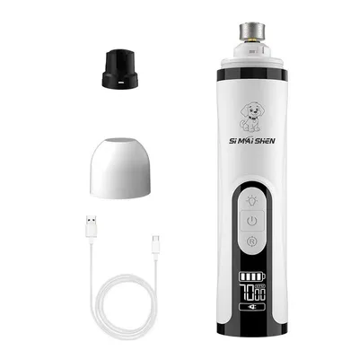 Produktbild von Elektrischer Krallenschleifer für Hunde & Katzen mit LCD-Display & Dual-LED