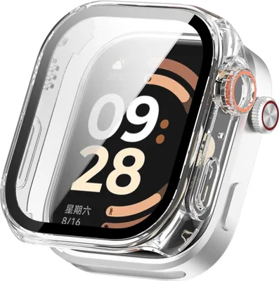 Image de Coque en verre de protection pour Xiaomi Redmi Watch 6, modèle Ultra 3, transparente