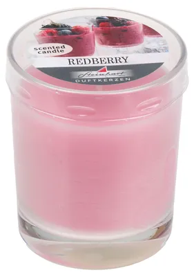 Produktbild von Duftkerze im Glas Redberry 79/65 mm, ca. 26 h