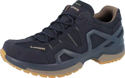 Produktbild von LOWA Gorgon GTX Herren Trekkingschuhe blau grau Textil - Größe: UK 10,5