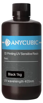 Zdjęcie produktu dla Anycubic Standard UV Resin 1kg 405nm - czarny