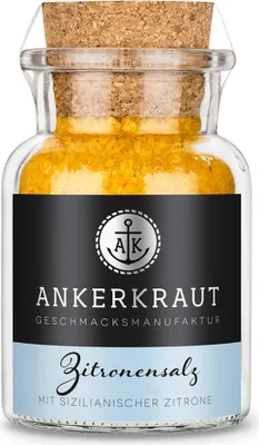 Produktbild von Zitronensalz, 160g im Korkenglas