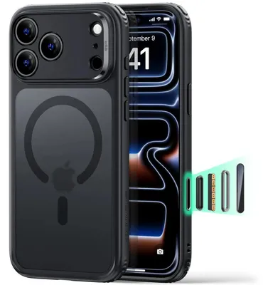 Obrázok produktu pre ESR CLASSIC HYBRID MAGSAFE puzdro pre iPhone 17 Pro / 18 Pro, matná čierna farba