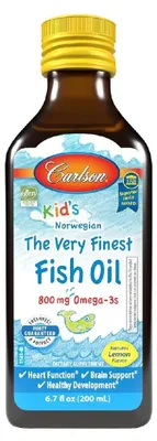 Produktbild von Carlson Labs  Kid´s The Very Finest Fish Oil - 200ml Lemon