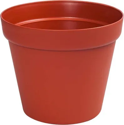 Produktbild von Famanu Blumenkübel Terracotta - Kunststoff Pflanzenbehälter für Innen, Fensterbank, Garten und Terrasse - Diverse Größen