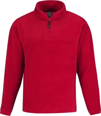Zdjęcie produktu dla Kurtka polarowa męska, krótki zamek  - B&C HIGHLANDER - red - rozmiar XL