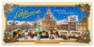 Produktbild von Elbflorenz Weihnachtsschokolade 100g