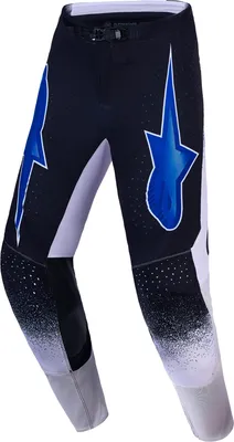Immagine prodotto di Pantaloni da motocross Alpinestars Supertech Hiten AFD, neri/blu/viola, taglia 32