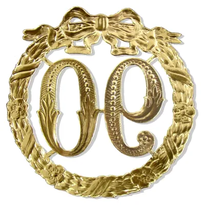 Produktbild von Jubiläumszahl 90, Ø 13 cm, Gold, Jubiläumskranz