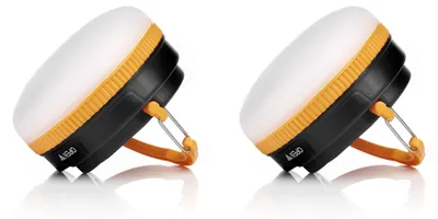 LED-Campinglaternen-Set 2er-Pack, 150 Lumen, mit Magnet
