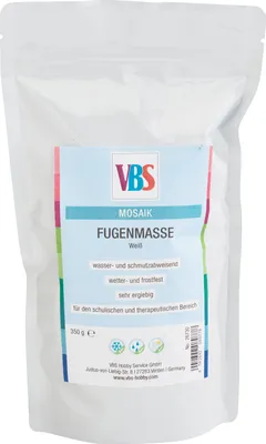 Produktbild von Fugenmasse in Weiß, 350 g, wasser-, frost-, wetter- und schmutzabweisend für innen & außen