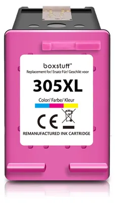 Produktbild von Boxstuff Patrone passend für HP 305XL (3YM63AE) Farbe