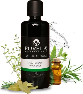 Produktbild von PURELIA Saunaaufguss Konzentrat Kräuter der Provence 100 ml natürlicher Sauna-aufguss