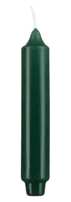 Produktbild von Stabkerzen mit Zapfenfuß Fairway Grün 400 x Ø 30 mm, 12 Stück