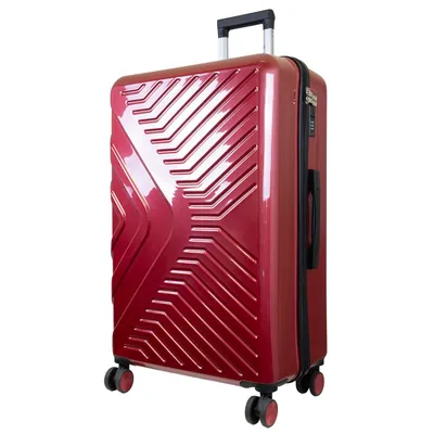 Produktbild von Hartschalenkoffer Bergamo großer Reisekoffer 94L Aufgabegepäck mit 4 Rollen ABS/Polycarbonat rot