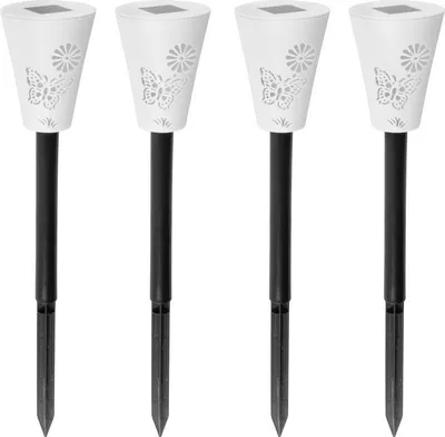 Produktbild von Lampe Strend Pro Sargas, 7x35 cm, Solar, 2x LED, AAA, Pack. 4 Stk.