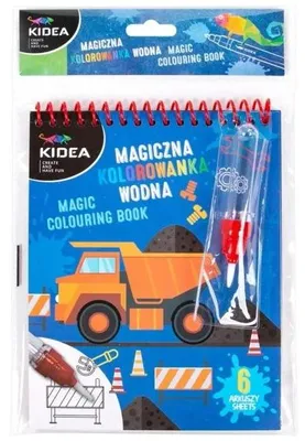 Produktbild von Magisches Wasser-Malbuch D „Fahrzeuge“ von KIDEA