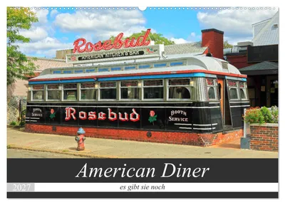 Produktbild von American Diner - es gibt sie noch (Wandkalender 2027 DIN A2 quer), CALVENDO Monatskalender