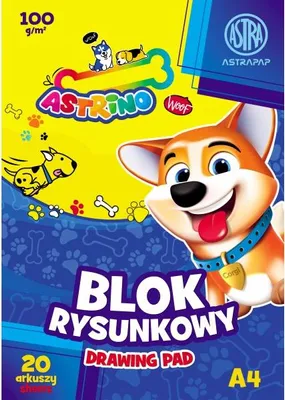 Produktbild von A4 Künstler-Zeichenblock, 100g/m², 20 Blatt, Hochwertige Künstlerqualität