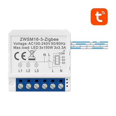 Productafbeelding van Smart-Switch-module ZigBee Avatto ZWSM16-W3, compatibel met TUYA