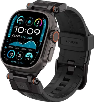 Zdjęcie produktu dla Etui SPIGEN DURAPRO ARMOR do APPLE Watch 6/7/8/9/10/SE/ULTRA 1/2 (44/45/46/49 mm) czarne