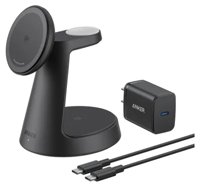 Immagine prodotto di ANKER MagGo Stazione di ricarica wireless (3-in-1, supporto per dock)