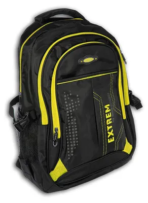 Produktbild von Bag Street Synthetik Rucksack Damen Herren Sporttasche schwarz gelb D2OTJ605Y