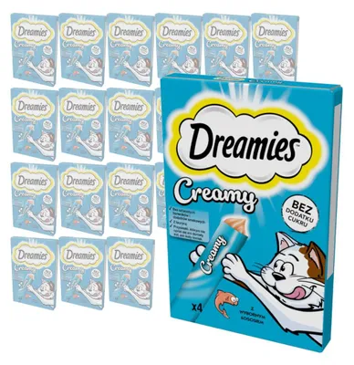 Produktbild von Set 22x40g Katzenleckerli Dreamies mit köstlichem Lachs
