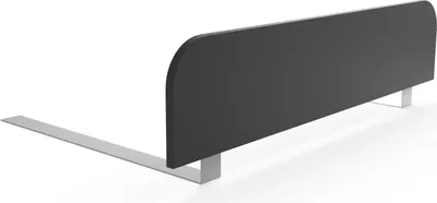 Produktbild von regalik Bettgitter Rausfallschutz Kinderbett 90x20 cm – Anthrazit Stabile Absturzsicherung ohne Bohren – Einfache Montage unter der Matratze