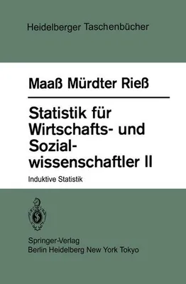 Image de Statistik für Wirtschafts- und Sozialwissenschaftler II