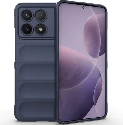 Produktbild von Handyhülle für Xiaomi Redmi K70 / K70 Pro Weich TPU Silikon Stossfest Anti-rutsch Hülle Dunkelblau
