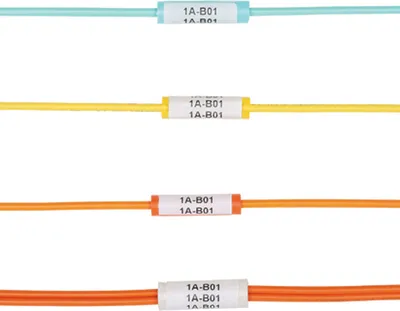 Image de Identifiant de câble Panduit NWSLC2-7Y Blanc PVC (100 pièces)
