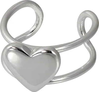 Produktbild von SilberDream Ohrklemme Damen Jugend 925 Silber Herz Ear Cuff Ohrringe SDO8879J