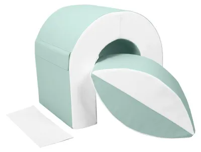 Image de Velinda Set de 2 blocs en mousse menthe