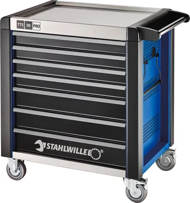 Produktbild von STAHLWILLE Werkstattwagen 98/7 PRO 7 Schubl. 651 x 1001 x 1020 mm  blau, RAL 270 30 35; schwarz, RAL 9005