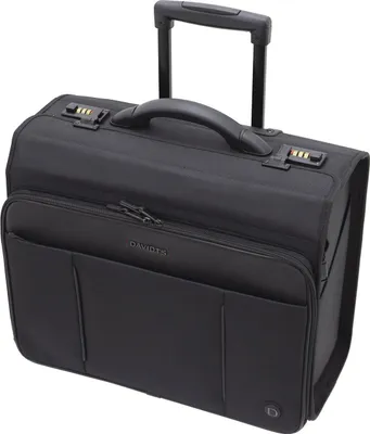 Produktbild von Pilotenkoffer Aktenkoffer Uni Lehrerkoffer Trolley 47 cm Schwarz BOWATEX