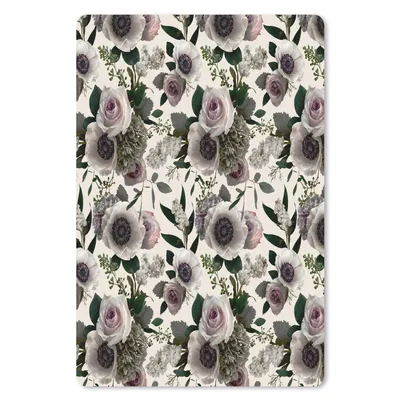 Produktbild von MuchoWow® Mauspad Mousepad Blumen - Rosen - Blätter 40x60 cm - Mousepads - Maus Mat - Pad - Mausunterlage - Schreibtisch Accesoire