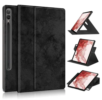 Immagine prodotto di Per Samsung Galaxy Tab S10 FE / S9 e FE 360 gradi in ecopelle copertura tablet custodia