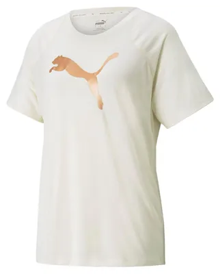 Produktbild von PUMA Damen Evostripe Tee T-Shirt, Ivory Glow, XL