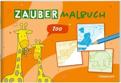Obrázok produktu pre Kúzelné maľovanky. Zoo: S čarovnými omaľovánkami (Omaľovánky a bloky)