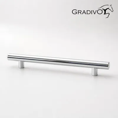 Produktbild von Möbelgriff Küchengriffe Schrankgriff Bügelgriff Schubladengriffe 653 Chrom 128 mm