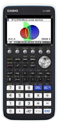Produktbild von Casio FX-CG50, Tasche, Grafikrechner, 15 Ziffern, Flash, Akku, Schwarz