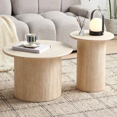 Produktbild von Milton & Oldbrook Couchtisch Mezica Travertinlook