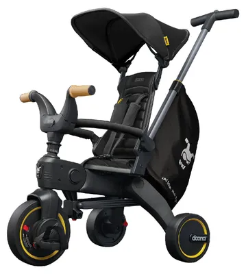 Produktbild von Doona Liki Trike s einklappbares Dreirad Nitro Black