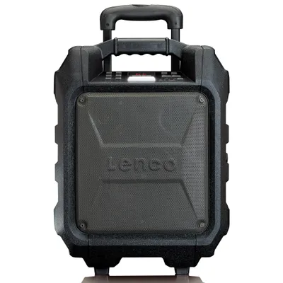 Produktbild von Lenco PA-60 - Tragbarer Bluetooth® Lautsprecher mit FM-Radio und USB - Schwarz