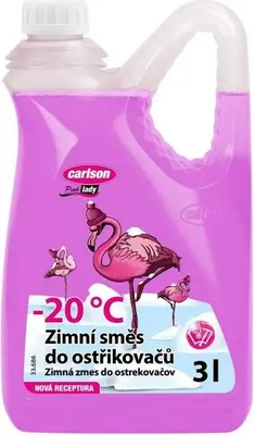 Obrázek produktu pro Carlson zimní kapalina do ostřikovačů PINK Lady -20°C 3L