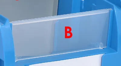 Produktbild von allit Steckscheibe für Sichtlagerkasten ProfiPlus Compact 1 6 Stück